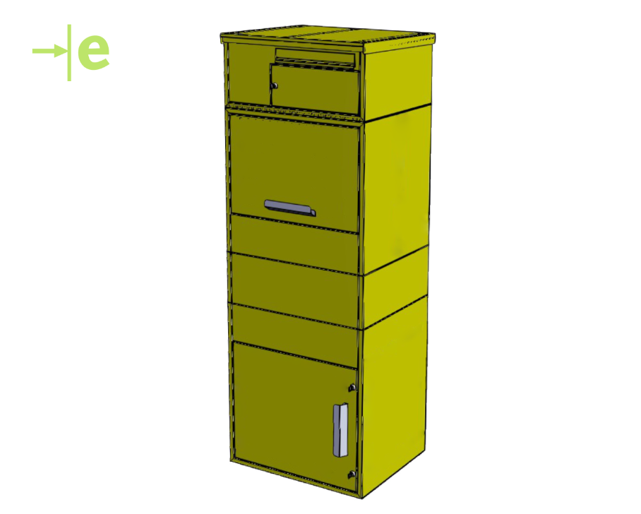 3D-Ansicht - eDrawings - Paketbox